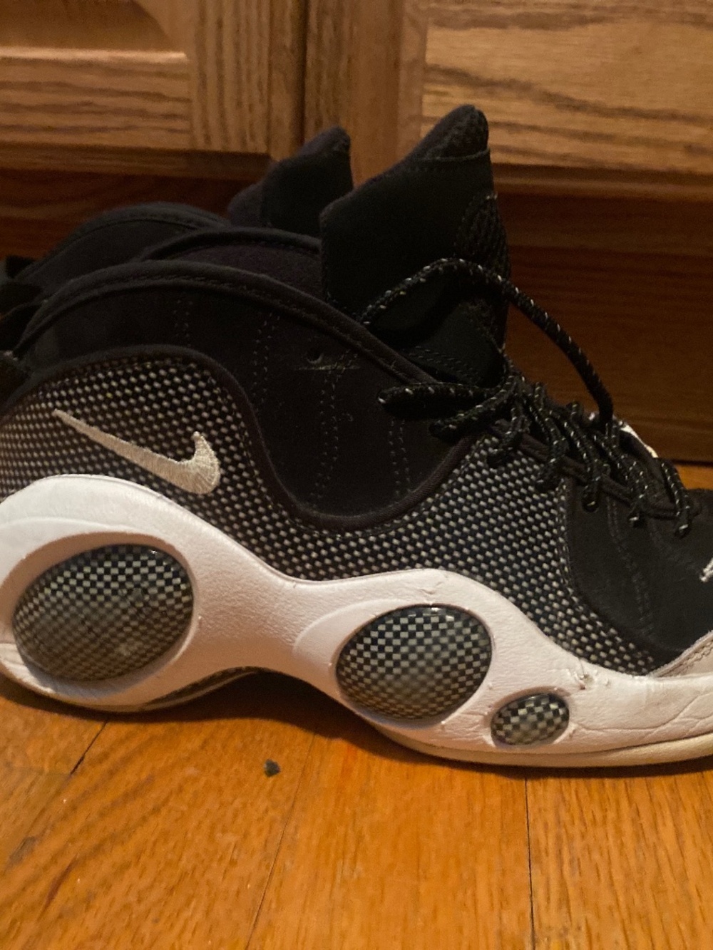 Nike Zoom Flight 95 Og "black Metallic" 2022 - Black/white